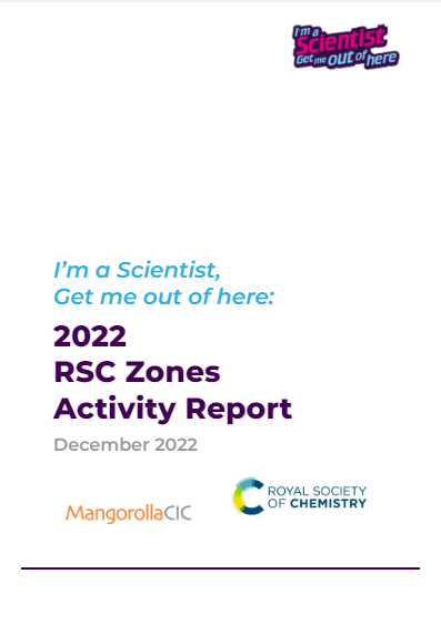 Front page of RSC Zones and member activity Report 2022