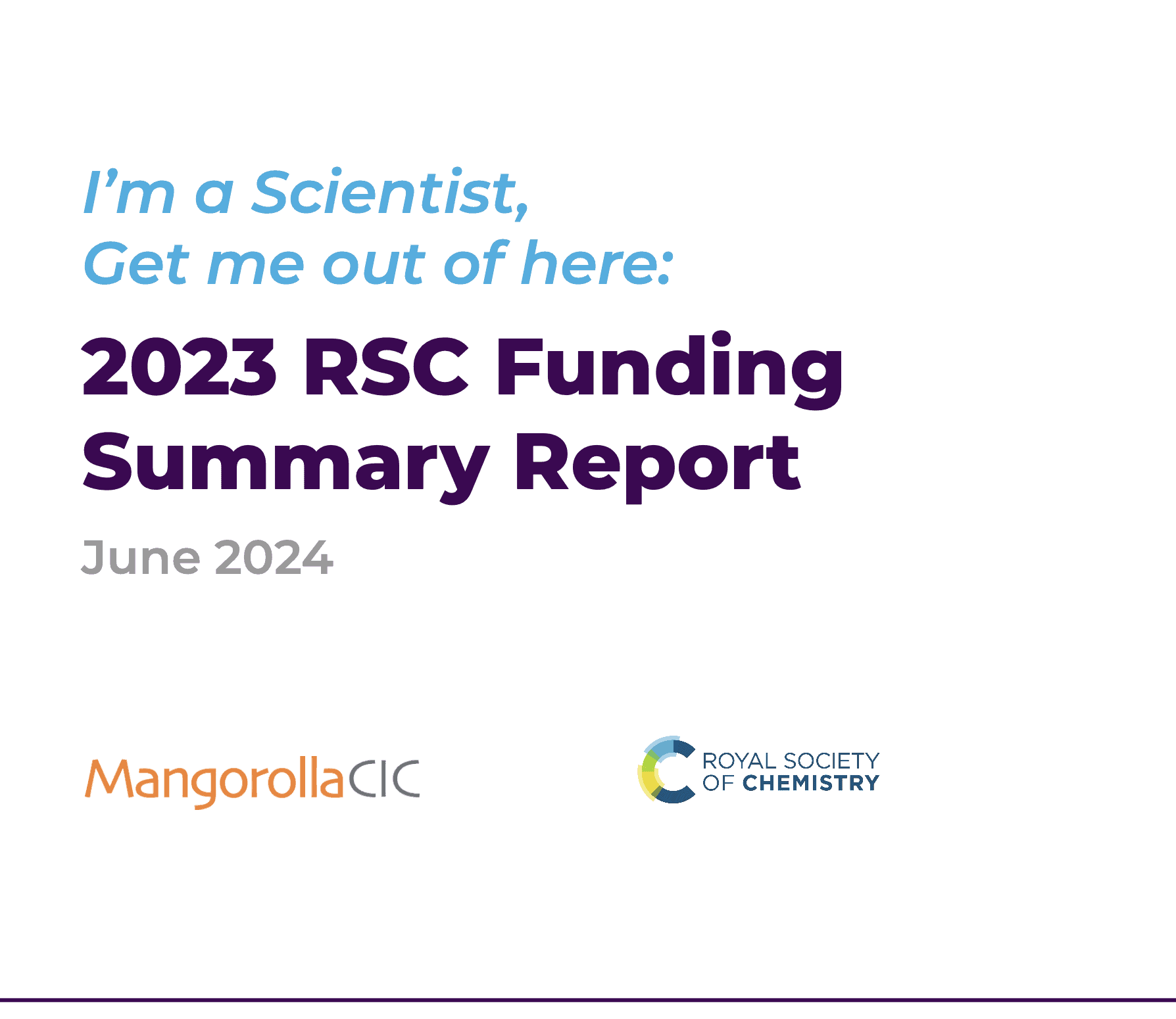 Front page of RSC Zones and member activity Report 2023